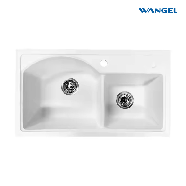 Modern kitchen design quartz stone sink quality cut quartz kitchen sink - 图片 4