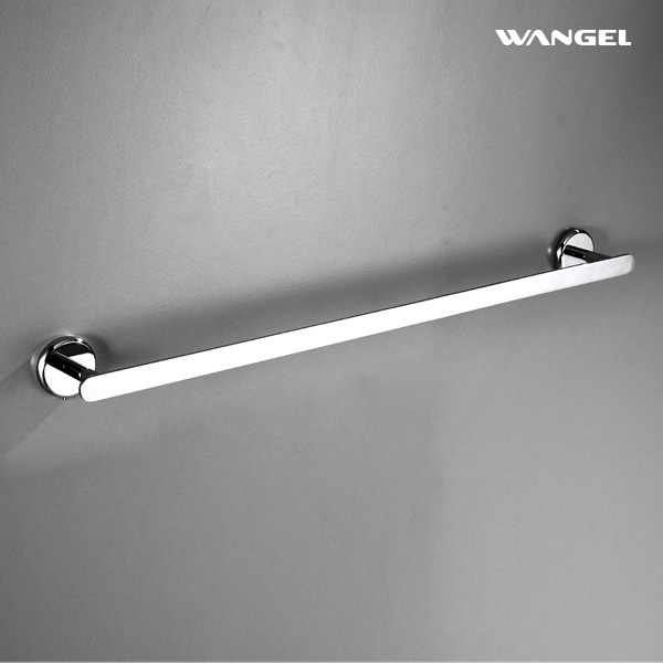 Bathroom Accessories Brass Towel Rack Toilet Wall Mounted Storage Holders chrome Single Towel Bar - 图片 4