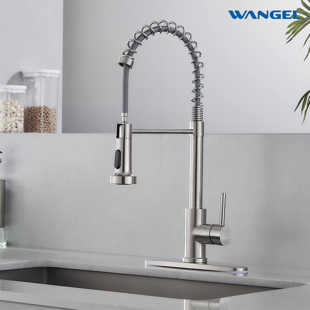 Pull-Down Single Handle Kitchen Sink Filter Water Faucet for Reverse Osmosis or Water Filtration System in Spot-Free Stainless Steel - 图片 2
