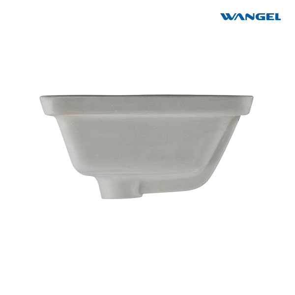 Undermount Bathroom Sink Rectangle Undermount Sink White Ceramic Under Counter Bathroom Sink - 图片 5