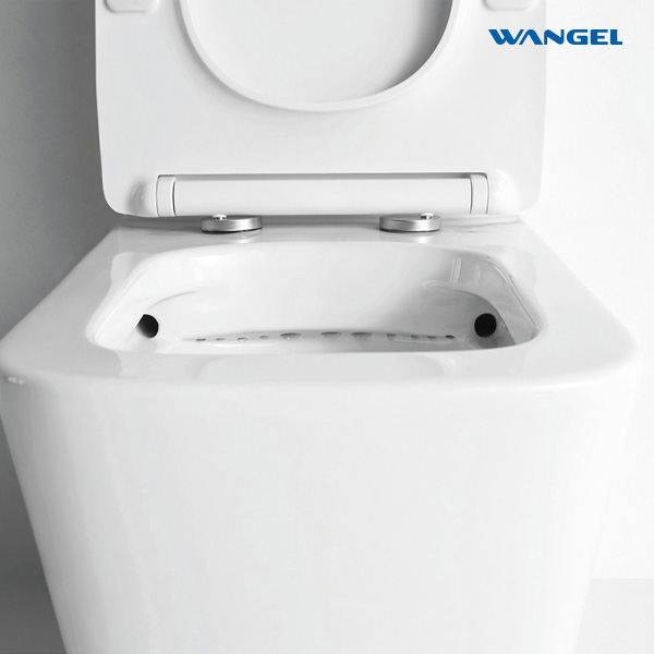 New Design Wc Sanitary Ware Floor Mounted Water Closet Toilet Bowl Bathroom Ceramic Commode - 图片 4