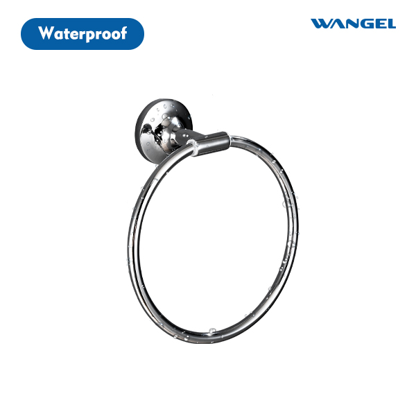 Customize Hand Towel Holder for Bathroom Wall Mount Hardware Round Ring Holder - 图片 2