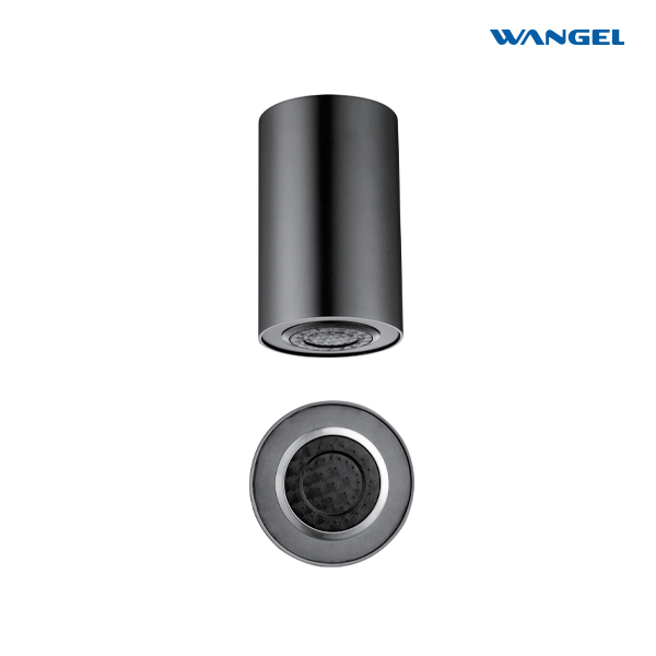 Modern Style Design High Pressure Elegant Gun Grey Cylindrical Stainless Steel Shower Head Without Embroidery - 图片 9