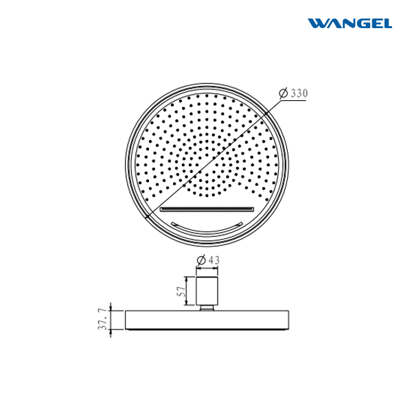 High Quality Modern Style Design SUS304 Stainless Steel Dual Function Customized Color Luxury Engineering Shower Head - 图片 6