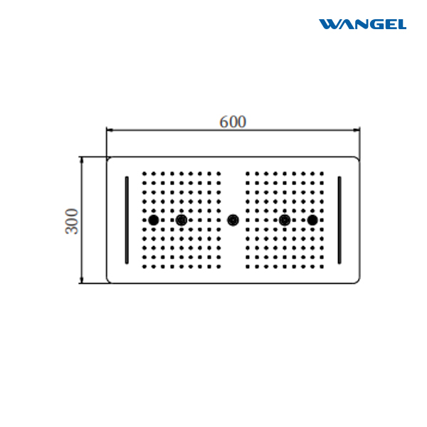 High Quality Modern Style Design SUS304 Stainless Steel Three Function Luxury Engineering Shower Head - 图片 7