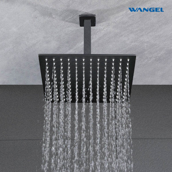 Durable High Quality Elegant SUS304 Stainless Steel Optional Size Customized Color Square 5.5mm Shower Head - 图片 7