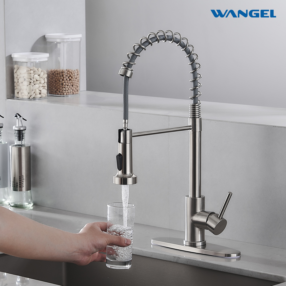 Pull-Down Single Handle Kitchen Sink Filter Water Faucet for Reverse Osmosis or Water Filtration System in Spot-Free Stainless Steel - 图片 4