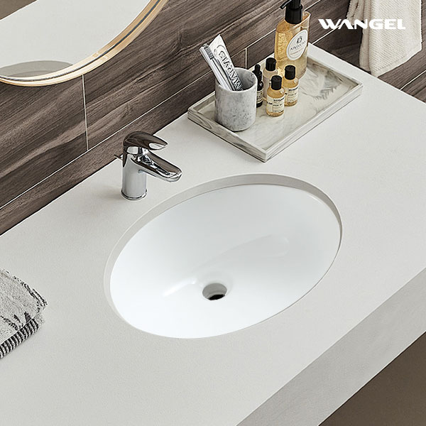 Oval ceramic washbasin in the high-end bathroom is easy to install - 图片 6