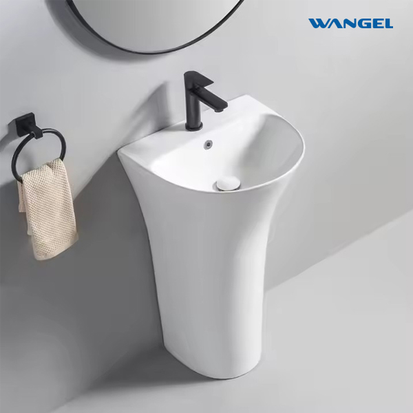 High-quality ceramic bathroom freestand-stand washbasin - 图片 3