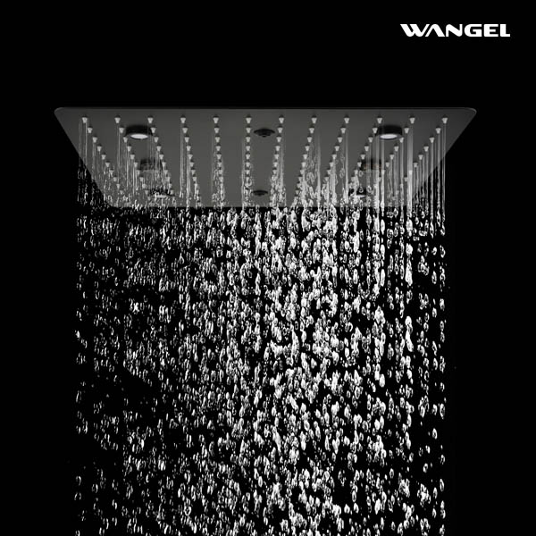 High Quality Modern Style Design SUS304 Stainless Steel Three Function Luxury Engineering Shower Head - 图片 8