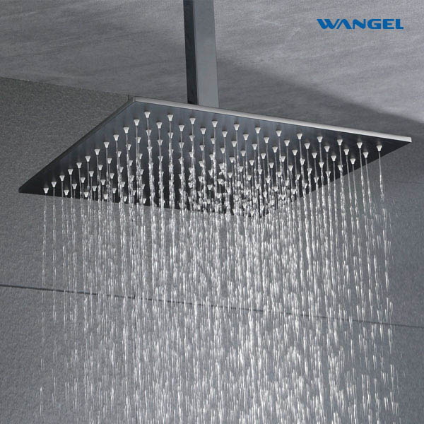 Durable High Quality Elegant SUS304 Stainless Steel Optional Size Customized Color Square 5.5mm Shower Head - 图片 8