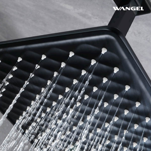 Luxury High Quality Elegant Modern Style Design Optional Size Customized Color Square Patterned Shower Head - 图片 8