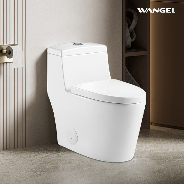 Modern Ceramic One-Piece Dual-Flush Toilet 300 mm Siphonic S-Trap Sanitary Ware for Home Bathroom WC - 图片 2