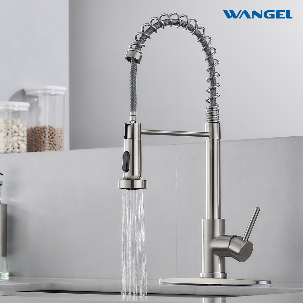 Pull-Down Single Handle Kitchen Sink Filter Water Faucet for Reverse Osmosis or Water Filtration System in Spot-Free Stainless Steel - 图片 3