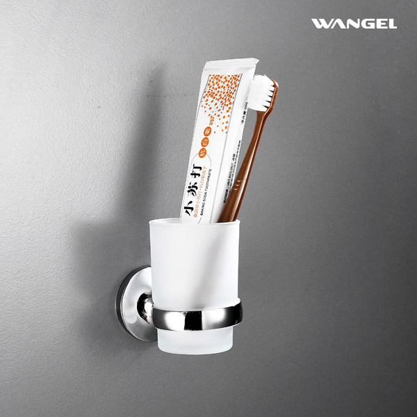 New Bathroom Accessories Tumbler Holder with Glass Toothbrush Cup Holder - 图片 7