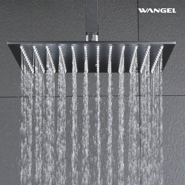 Durable High Quality Elegant SUS304 Stainless Steel Optional Size Customized Color Square 5.5mm Shower Head - 图片 9