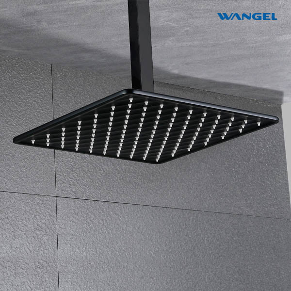 Luxury High Quality Elegant Modern Style Design Optional Size Customized Color Square Patterned Shower Head - 图片 9