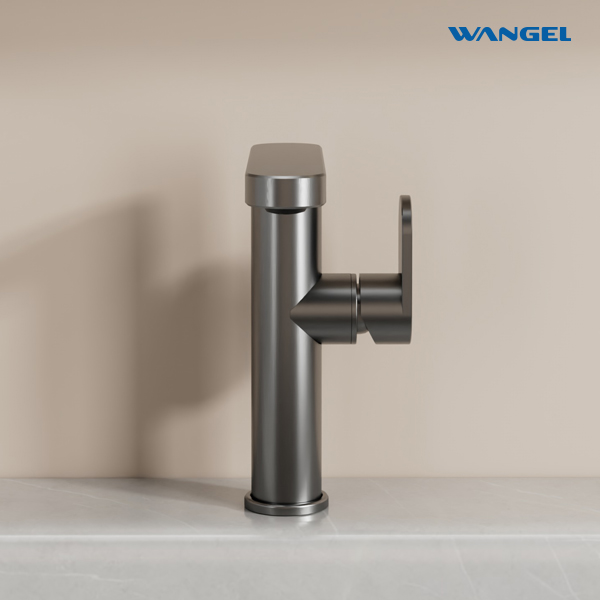 Modern Style Design Rotatable Handle Hot And Cold Space Aluminum Countertop-Mounted Installation Basin Faucet - 图片 10