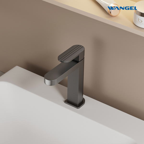 High Quality Modern Style Design Rotatable Handle Hot And Cold Space Aluminum Countertop-Mounted Installation Basin Faucet - 图片 14