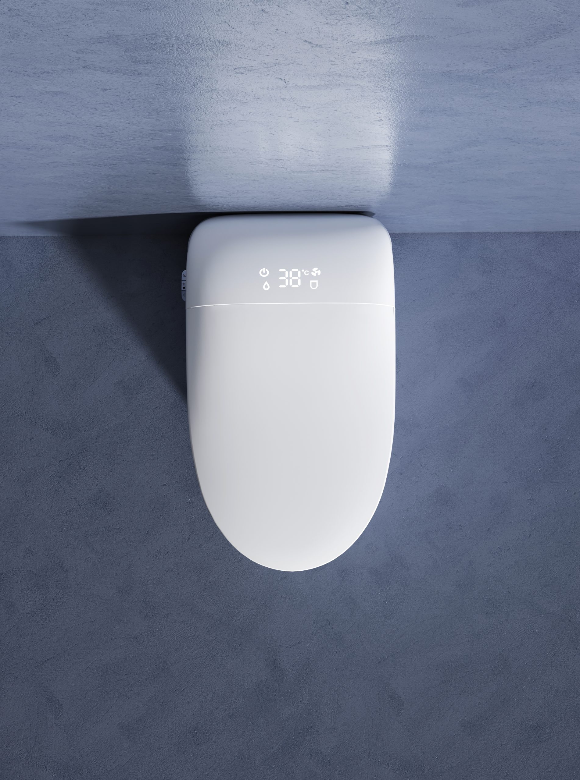 Interior Toilet Seat Smart Toilet Water Pressure Adjustable Effective Toilet Use With Free Space - 图片 6