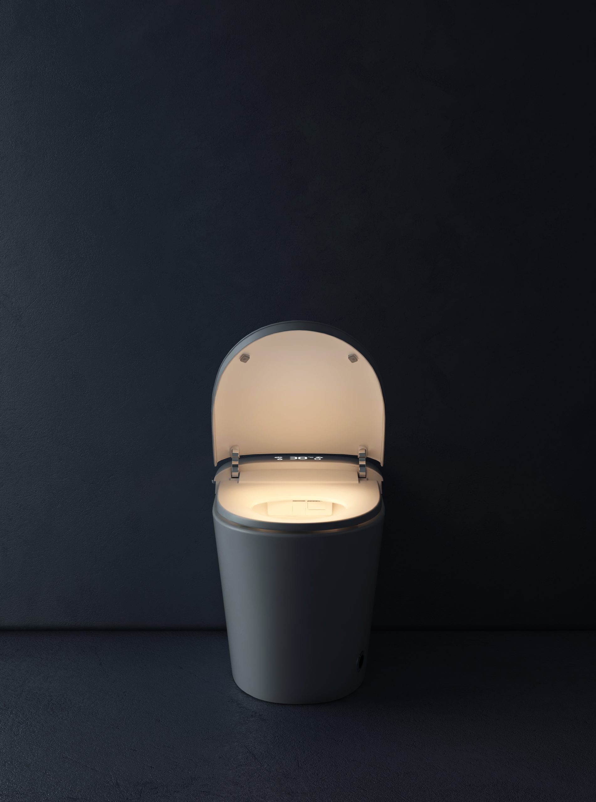 Interior Toilet Seat Smart Toilet Water Pressure Adjustable Effective Toilet Use With Free Space - 图片 7