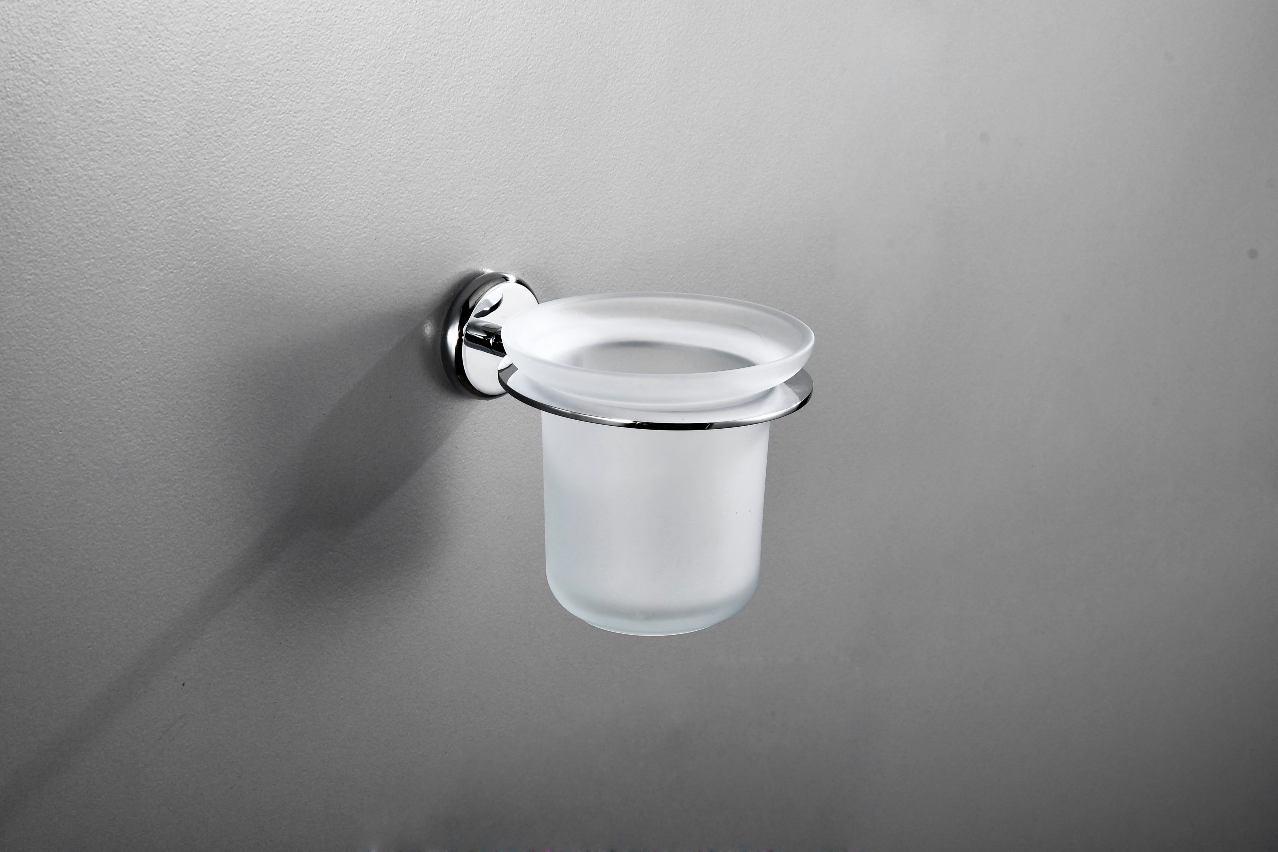 Toilet Brush With Stainless Steel Handle Ceramic Holder for Bathroom Cleaning - 图片 15