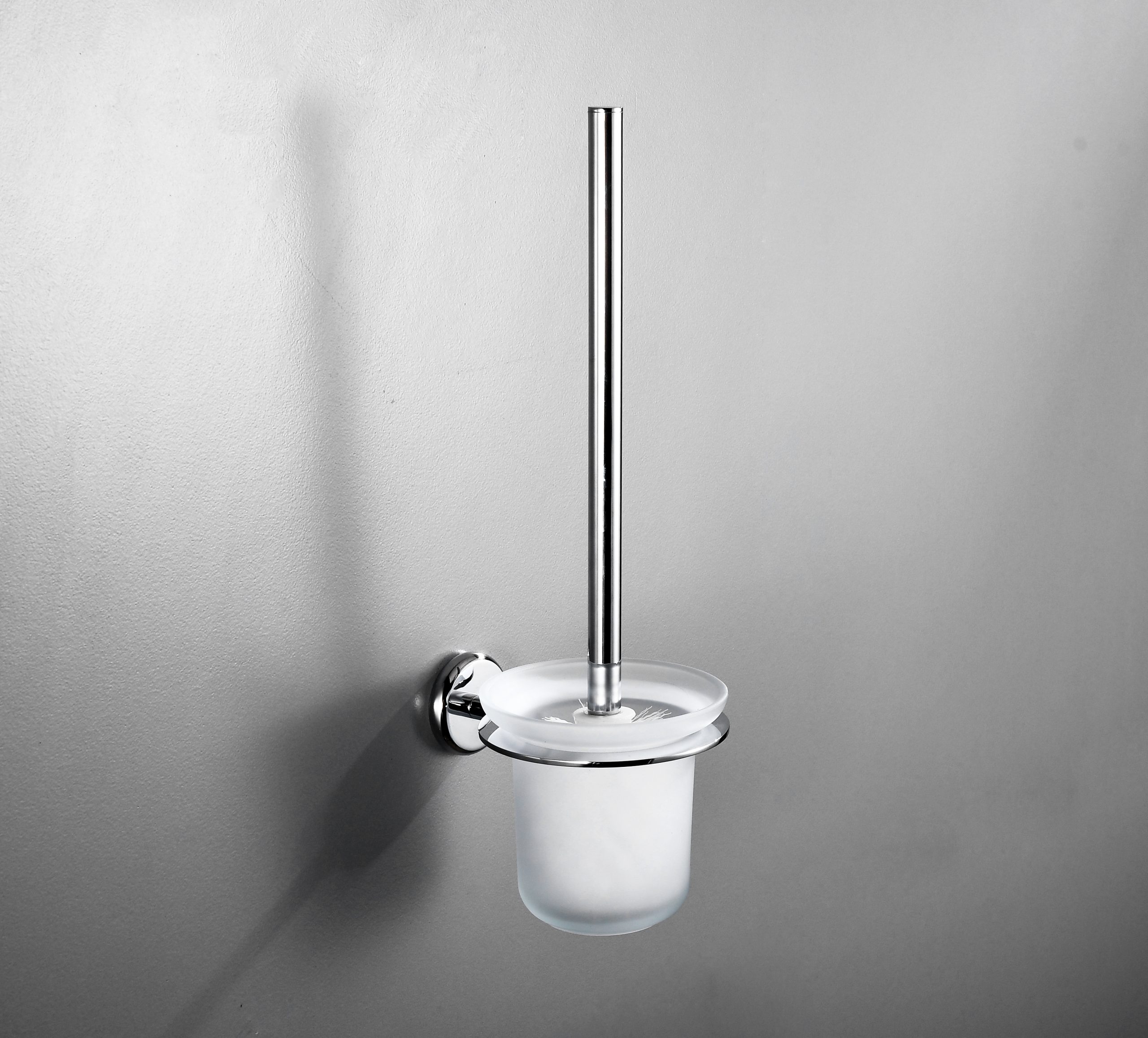 Toilet Brush With Stainless Steel Handle Ceramic Holder for Bathroom Cleaning - 图片 18