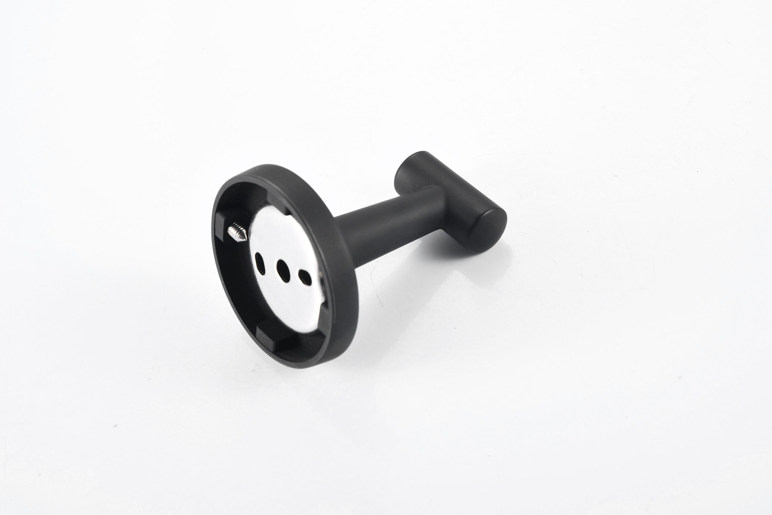 Wall Mounted Matte Black Robe Hook Single Hook Wall Hanger - 图片 9