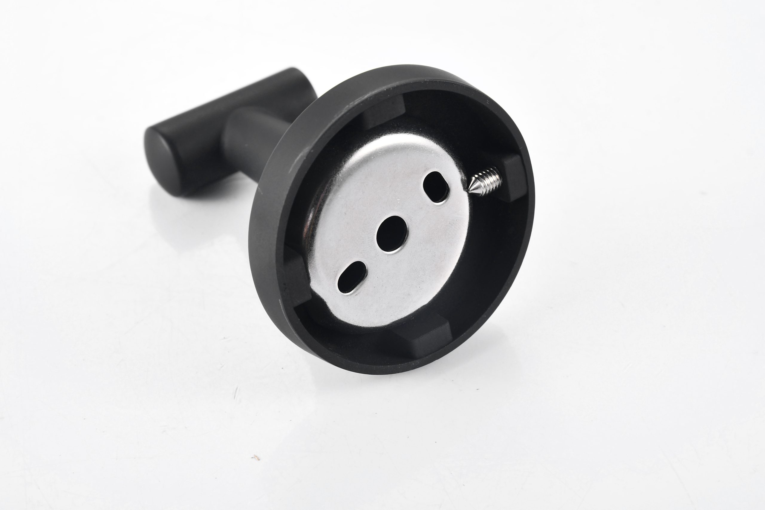 Wall Mounted Matte Black Robe Hook Single Hook Wall Hanger - 图片 12