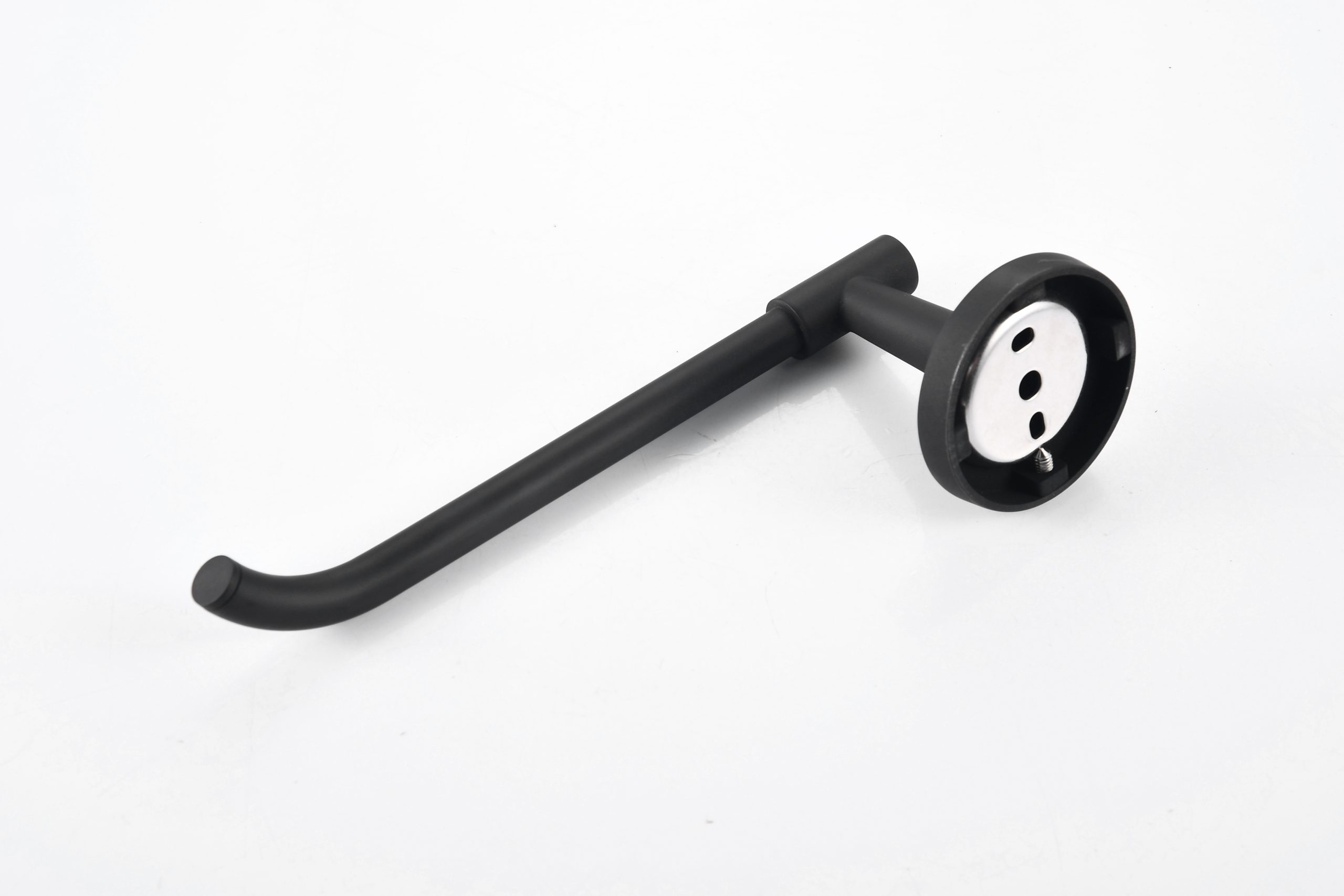 Wall Mount Matte Black Toilet Paper Holder Tissue Paper Dispenser - 图片 9