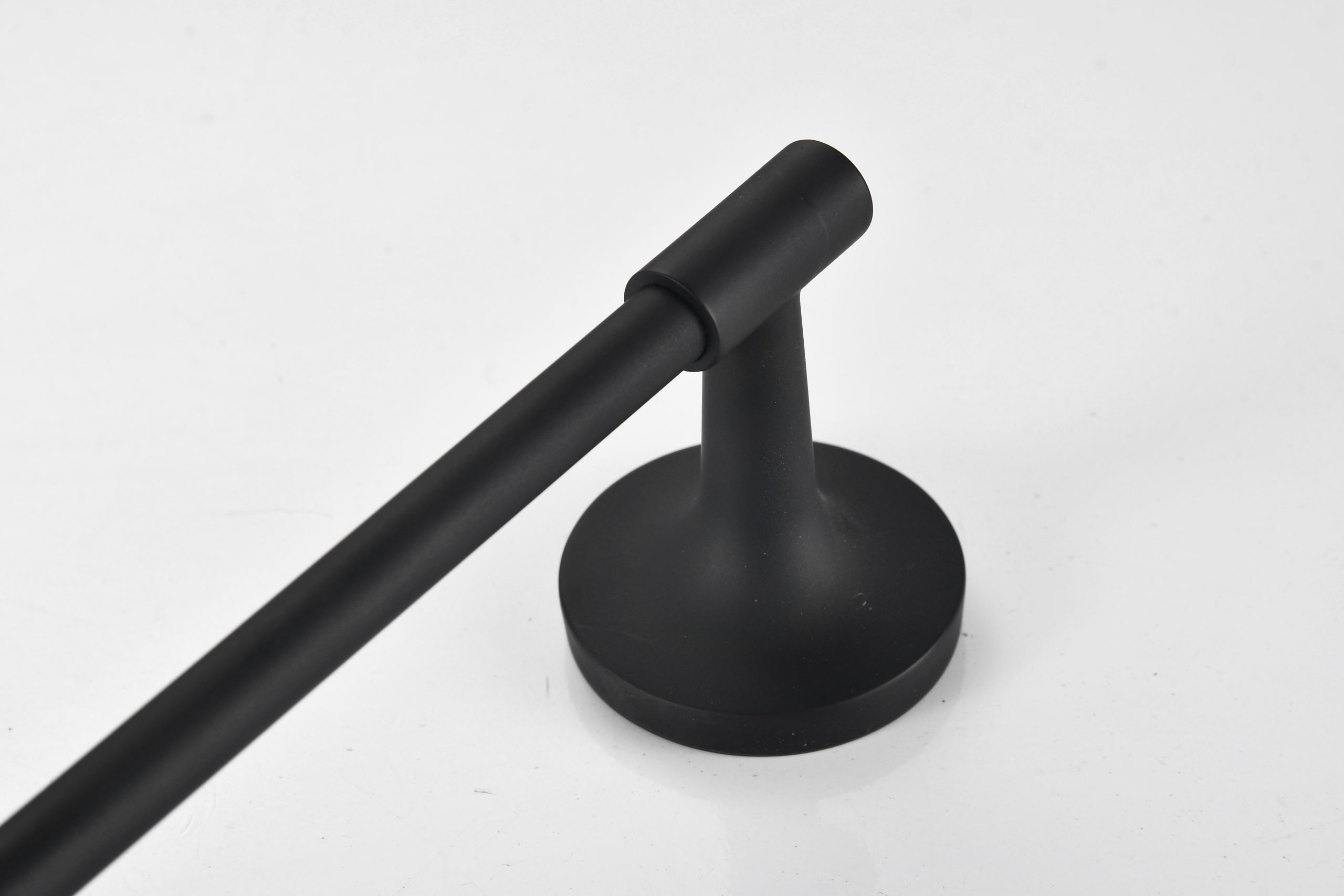 Single Towel Rail Bathroom Accessories Towel Bar Matte Black Stainless Steel Bath Towel Rack - 图片 9