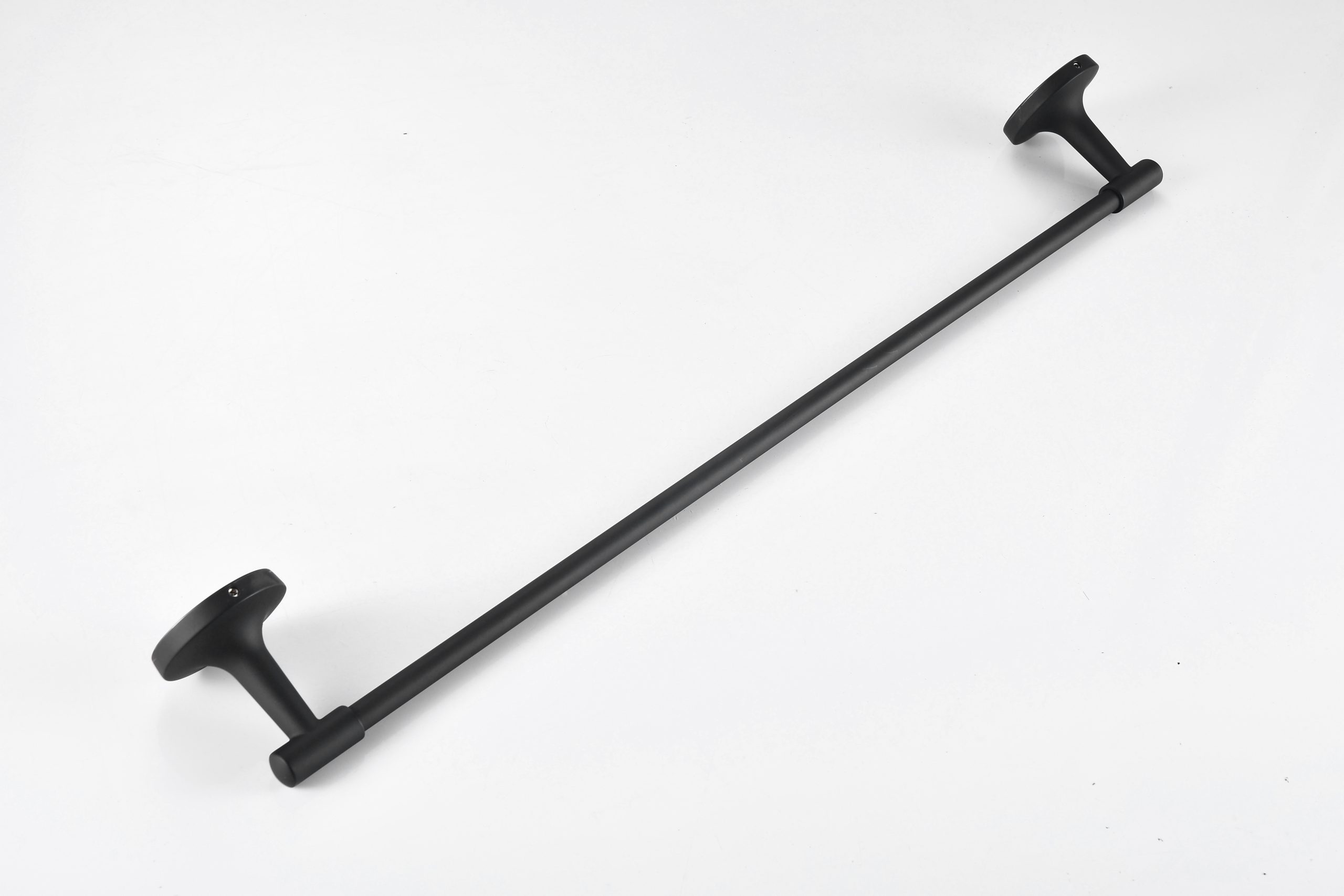 Single Towel Rail Bathroom Accessories Towel Bar Matte Black Stainless Steel Bath Towel Rack - 图片 10