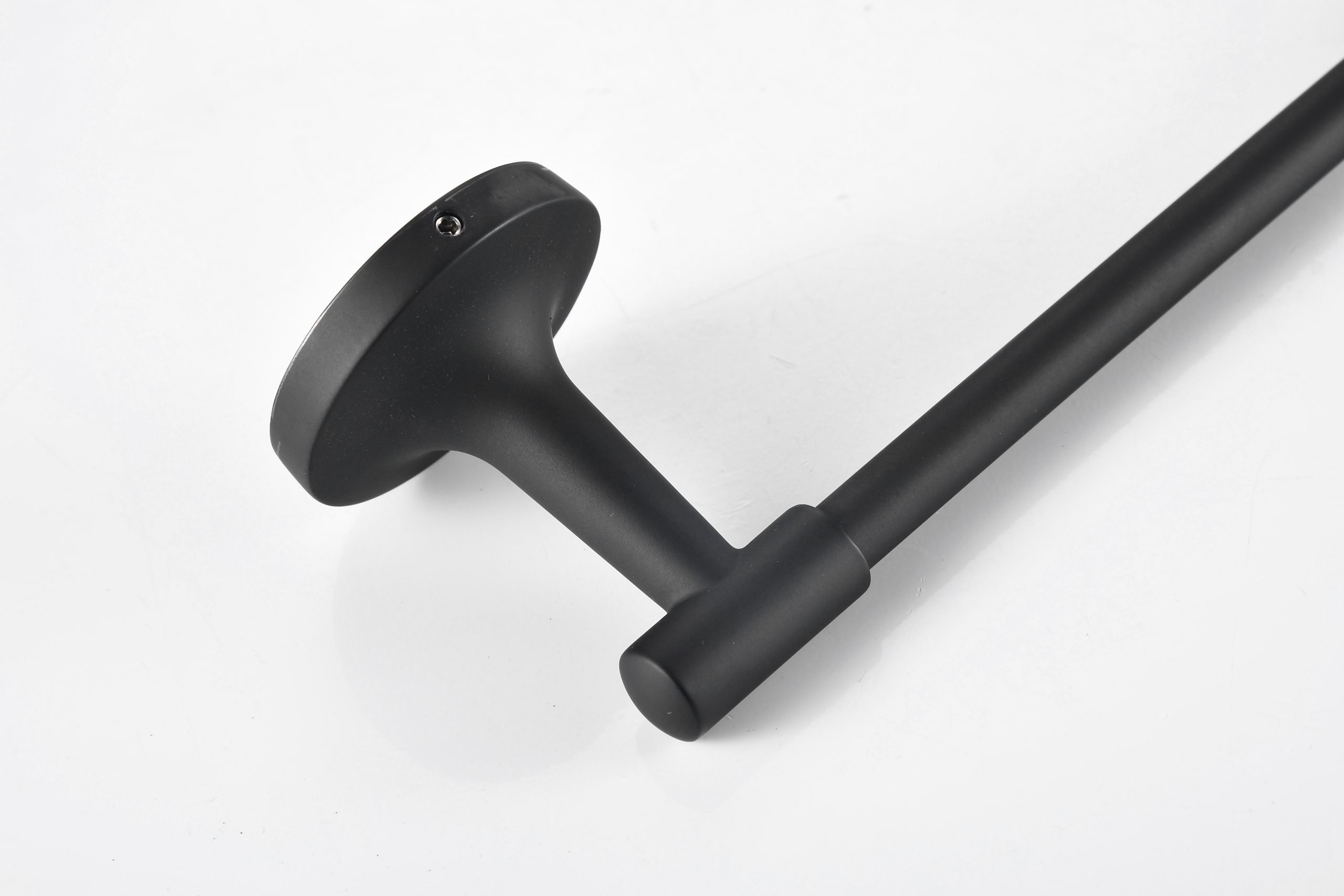Single Towel Rail Bathroom Accessories Towel Bar Matte Black Stainless Steel Bath Towel Rack - 图片 11