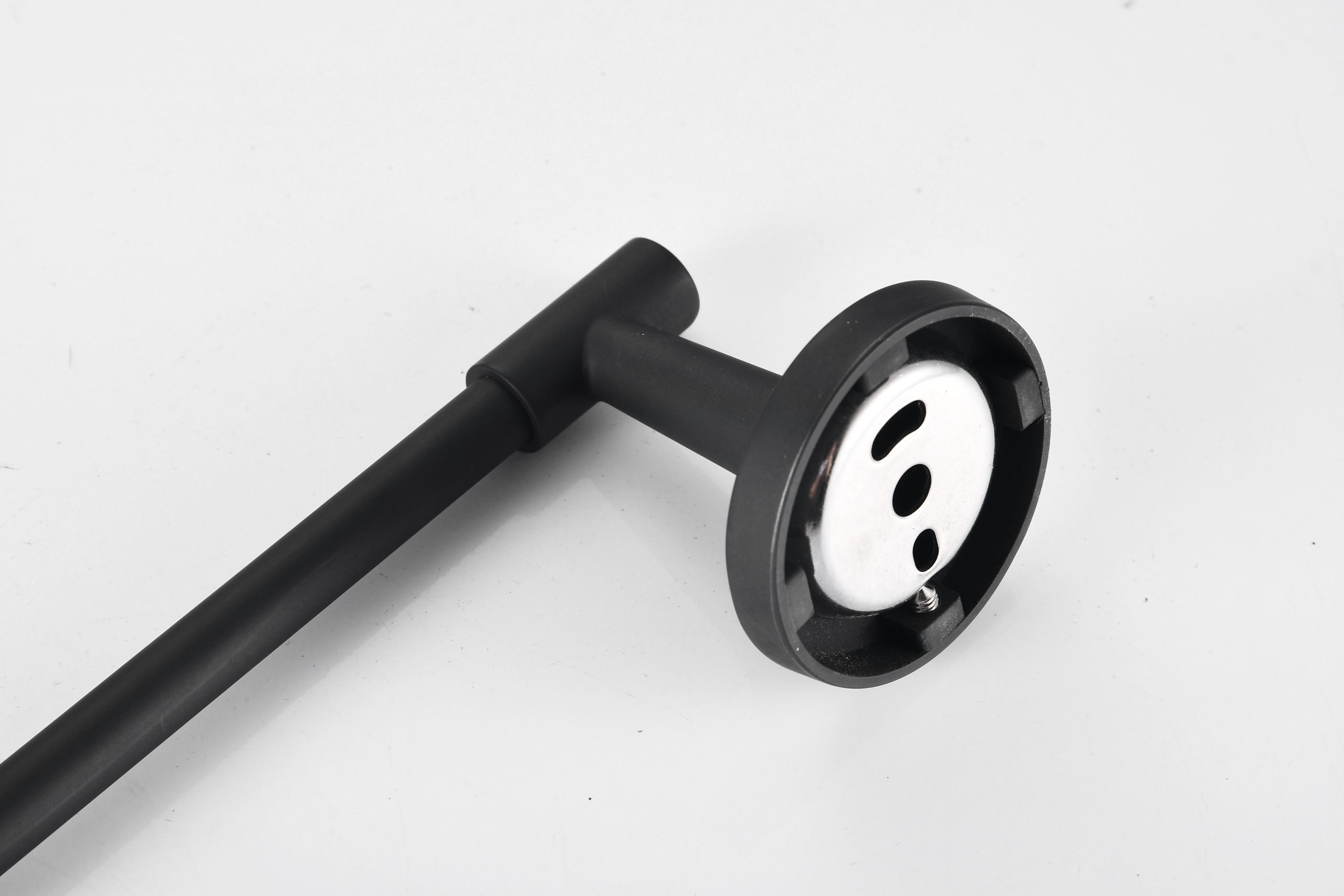 Single Towel Rail Bathroom Accessories Towel Bar Matte Black Stainless Steel Bath Towel Rack - 图片 13