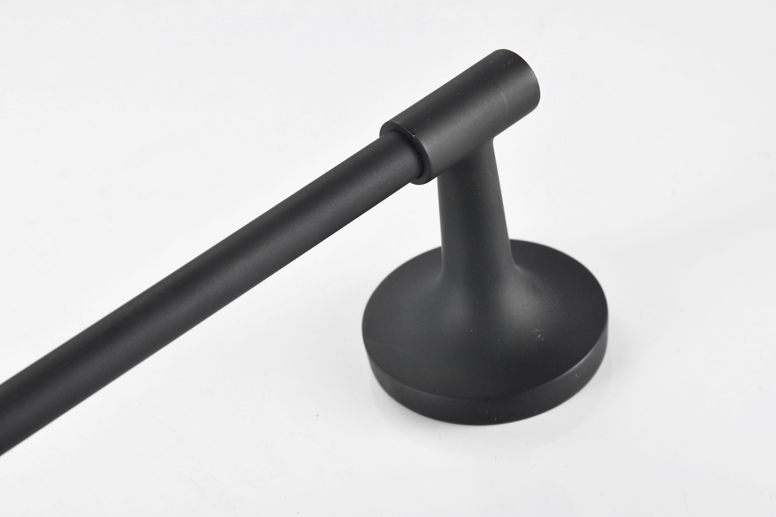 Single Towel Rail Bathroom Accessories Towel Bar Matte Black Stainless Steel Bath Towel Rack - 图片 14