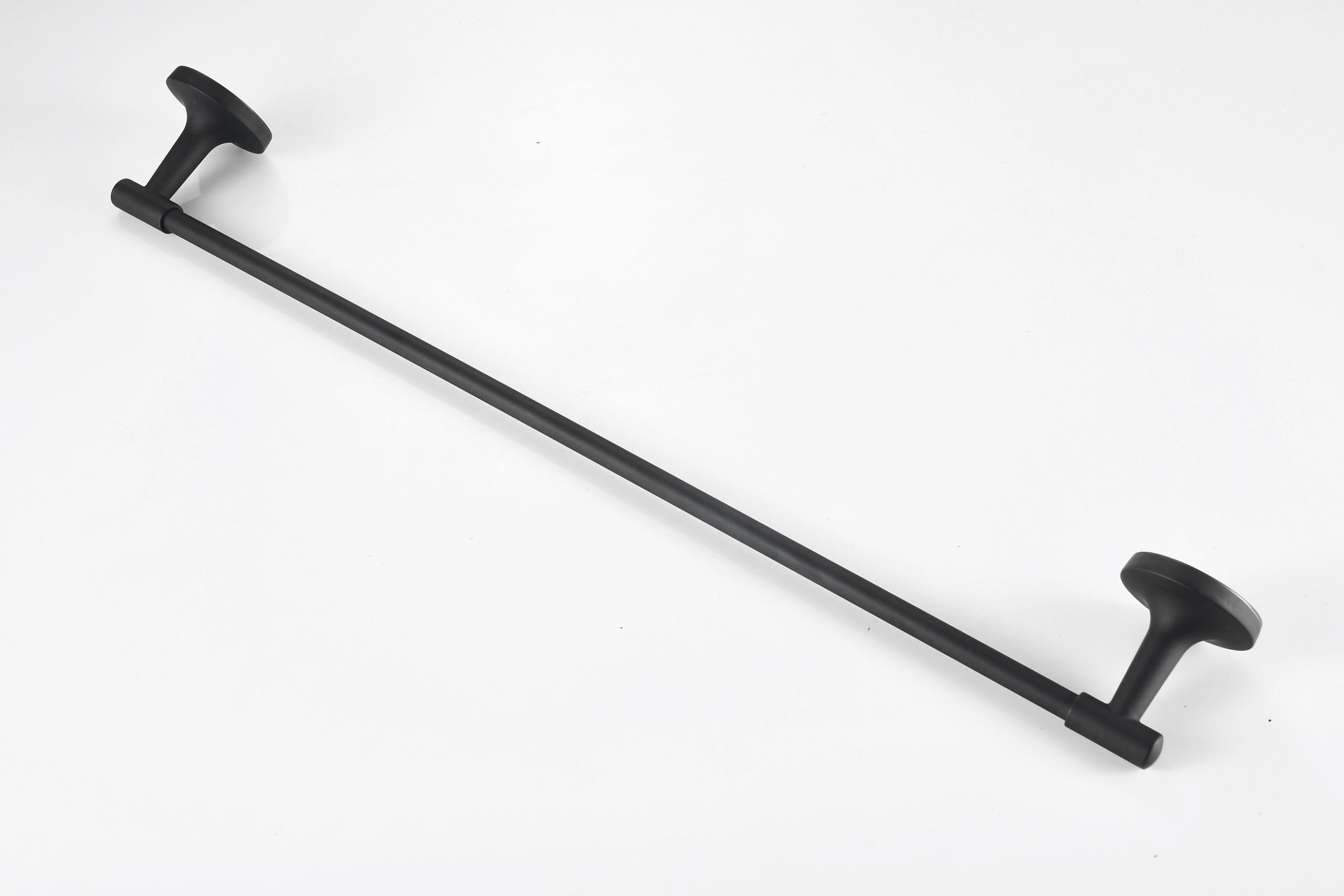 Single Towel Rail Bathroom Accessories Towel Bar Matte Black Stainless Steel Bath Towel Rack - 图片 15