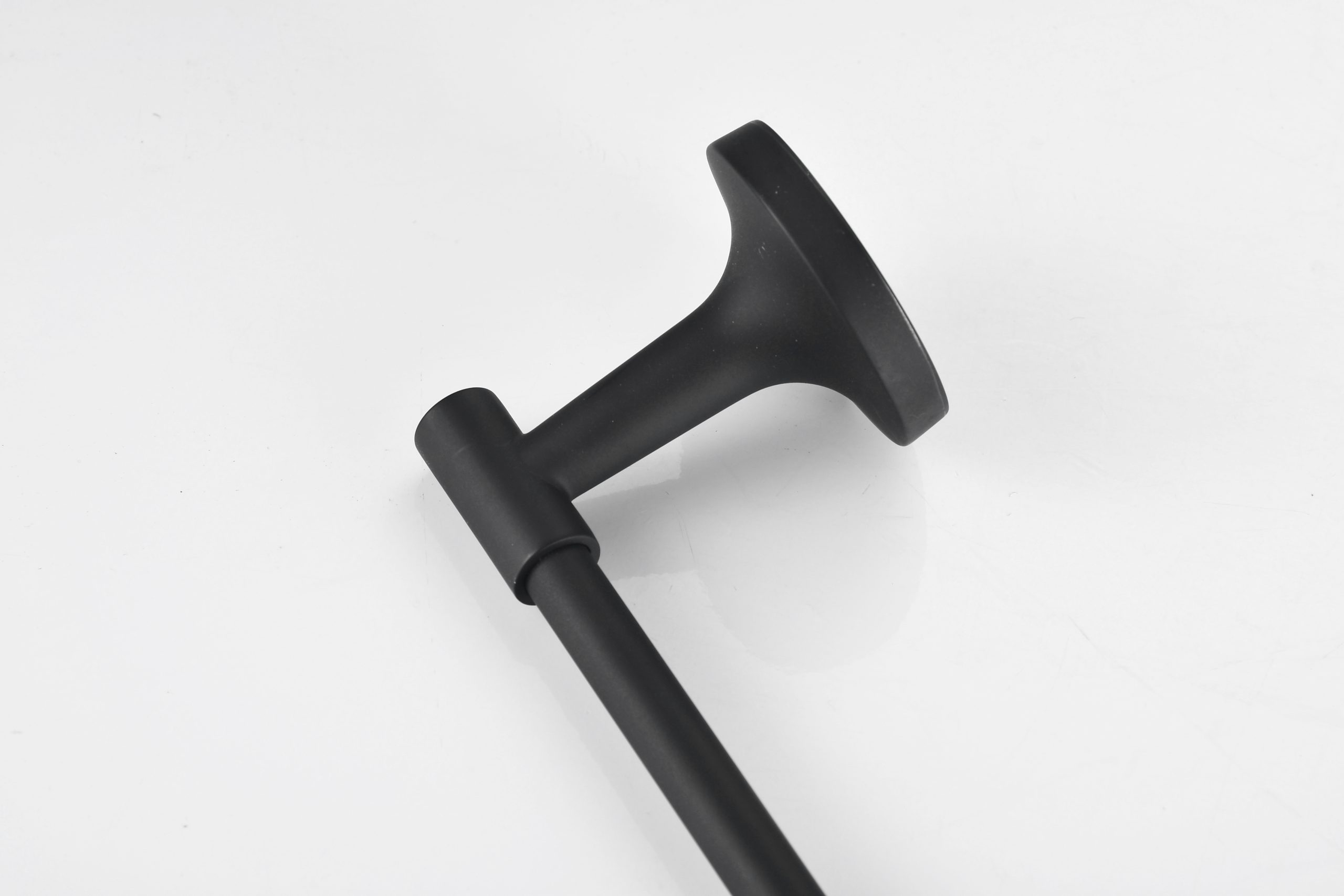 Single Towel Rail Bathroom Accessories Towel Bar Matte Black Stainless Steel Bath Towel Rack - 图片 16
