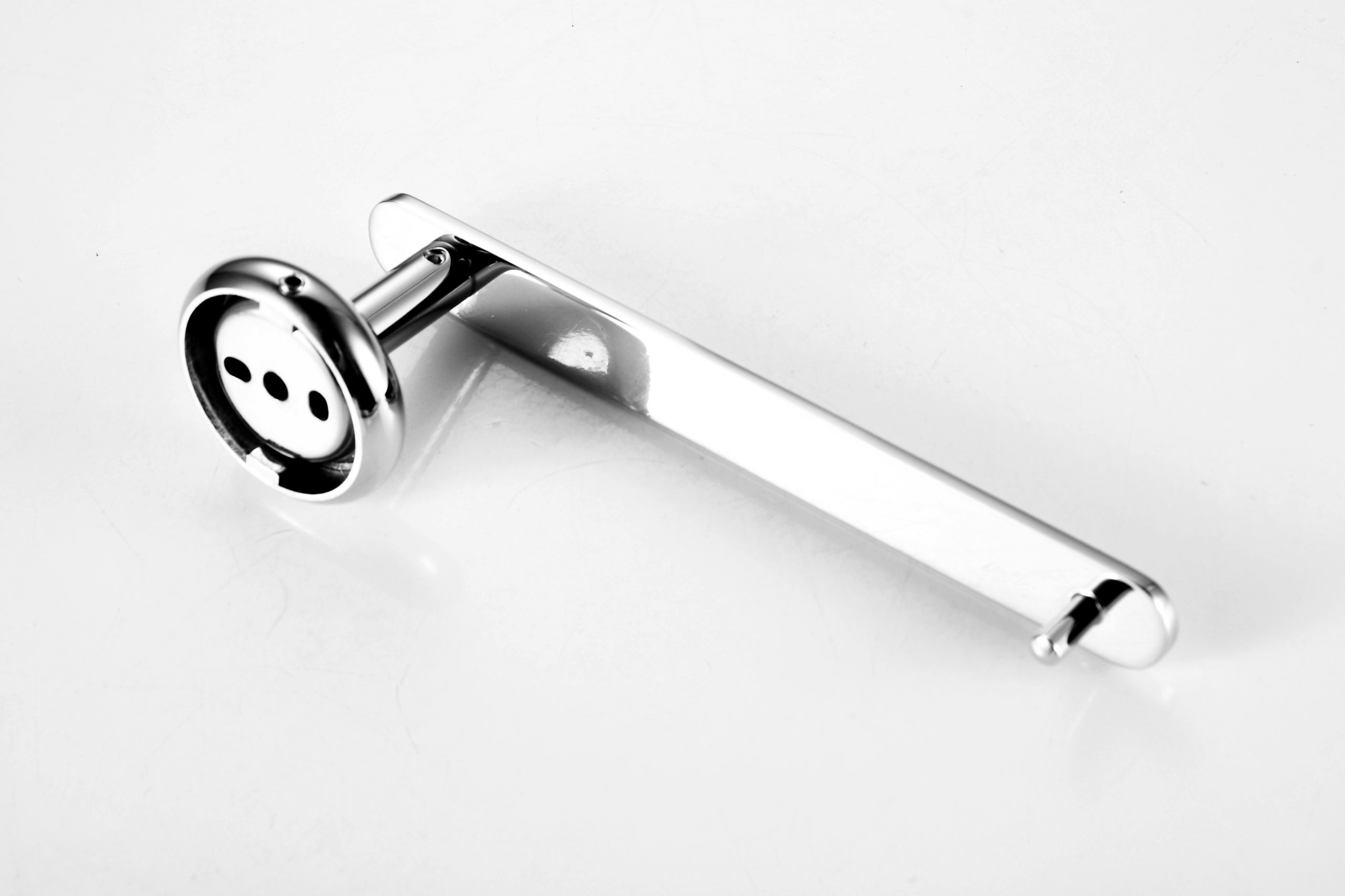 Wall-mounted Toilet Paper Holder Chrome Brass Toilet Tissue Roll Holder - 图片 9
