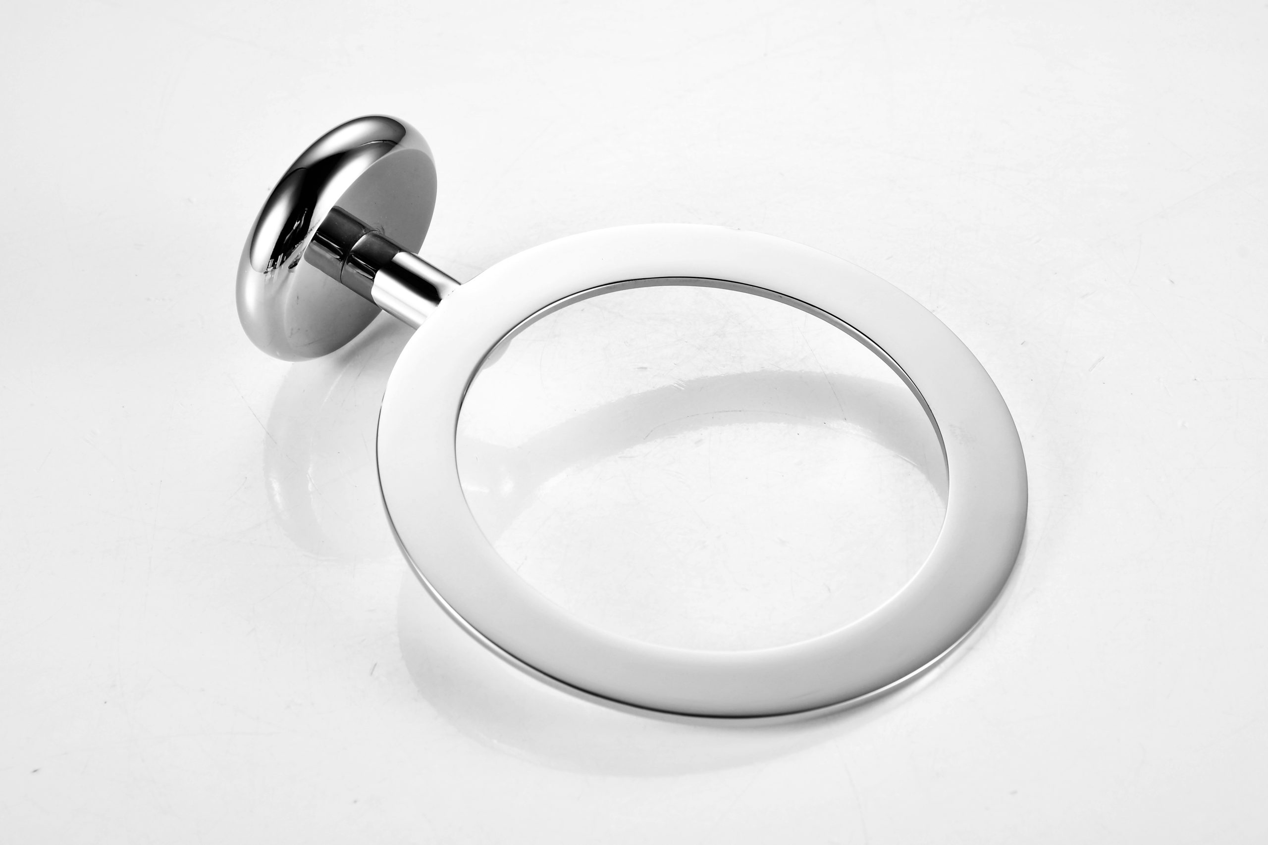 Toilet Brush With Stainless Steel Handle Ceramic Holder for Bathroom Cleaning - 图片 7