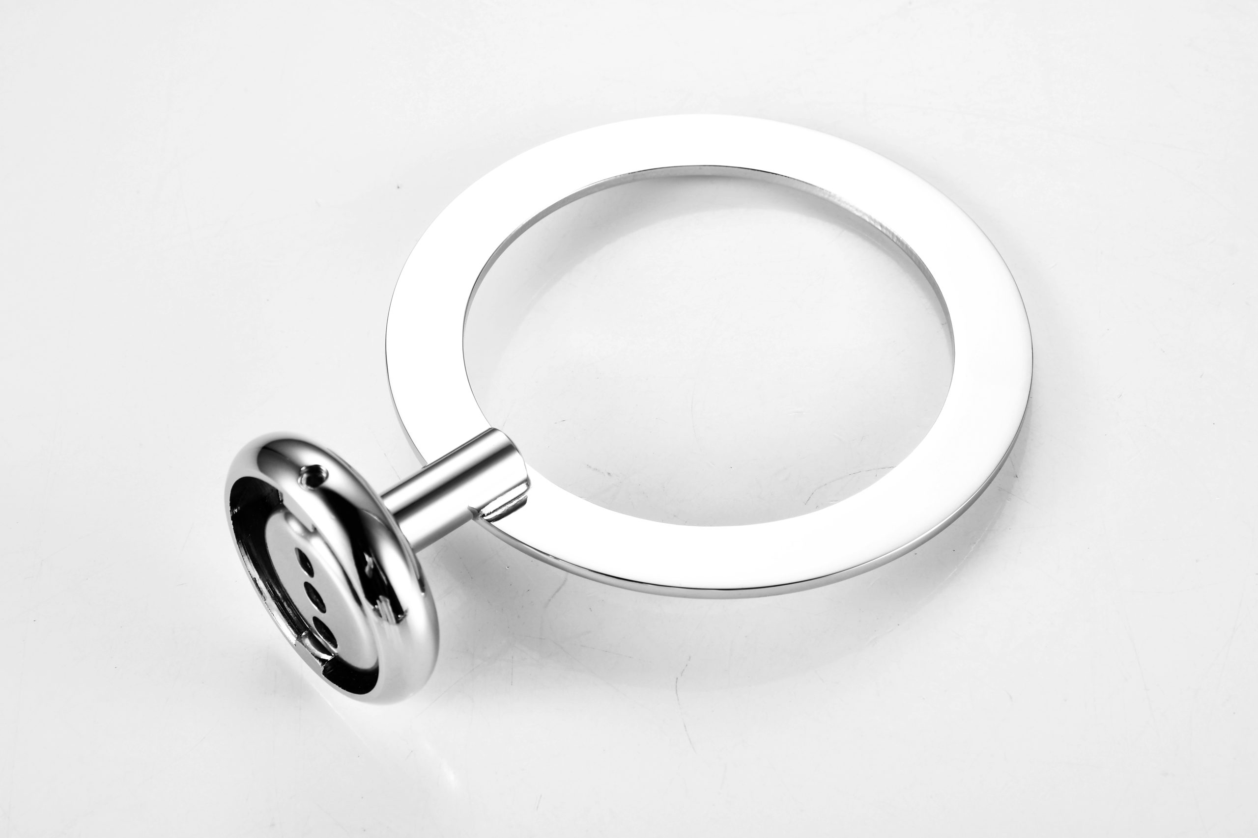 Toilet Brush With Stainless Steel Handle Ceramic Holder for Bathroom Cleaning - 图片 10