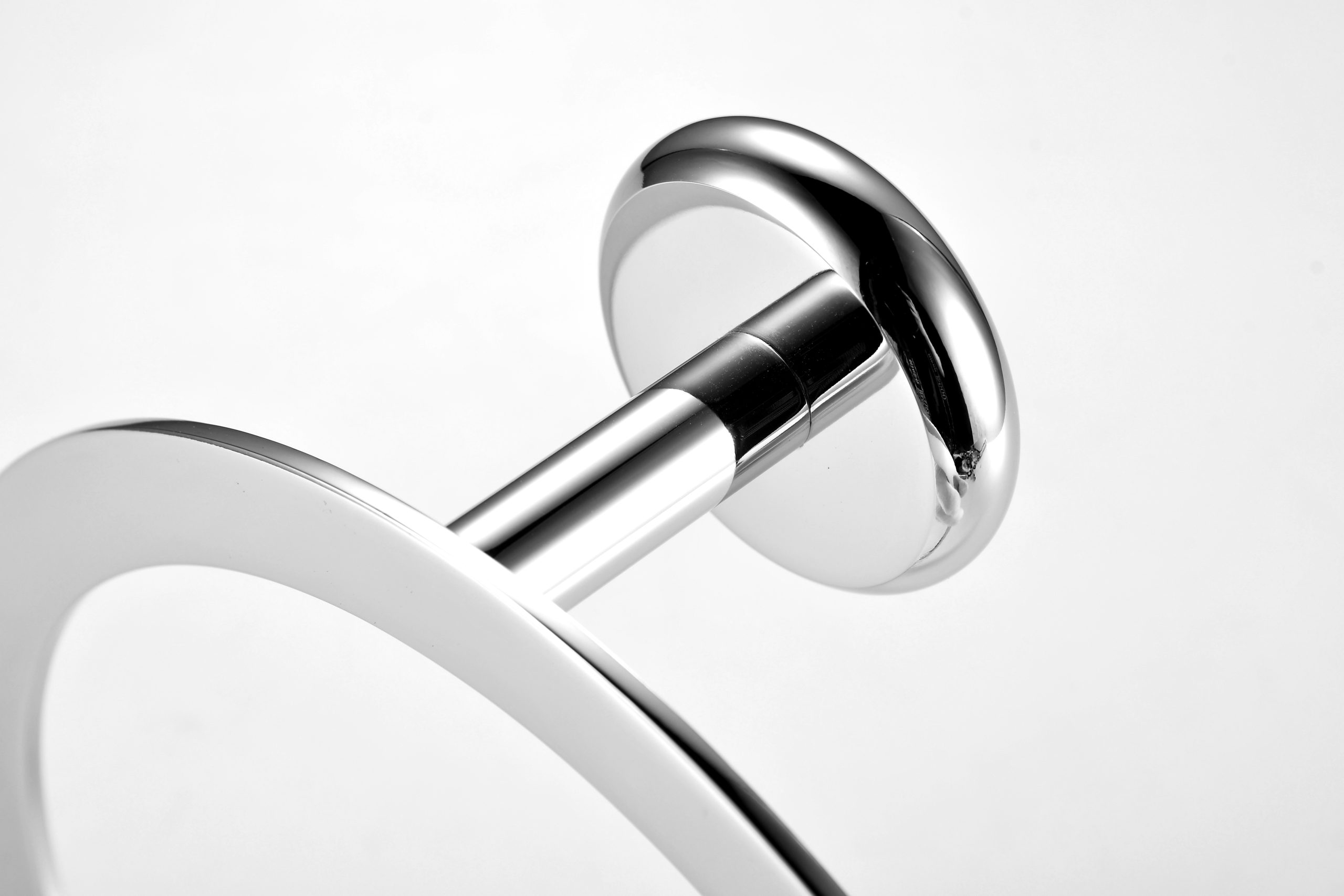 Round Towel Ring Brass Bath Hardware Chrome Bedroom Bathroom Accessories - 图片 13