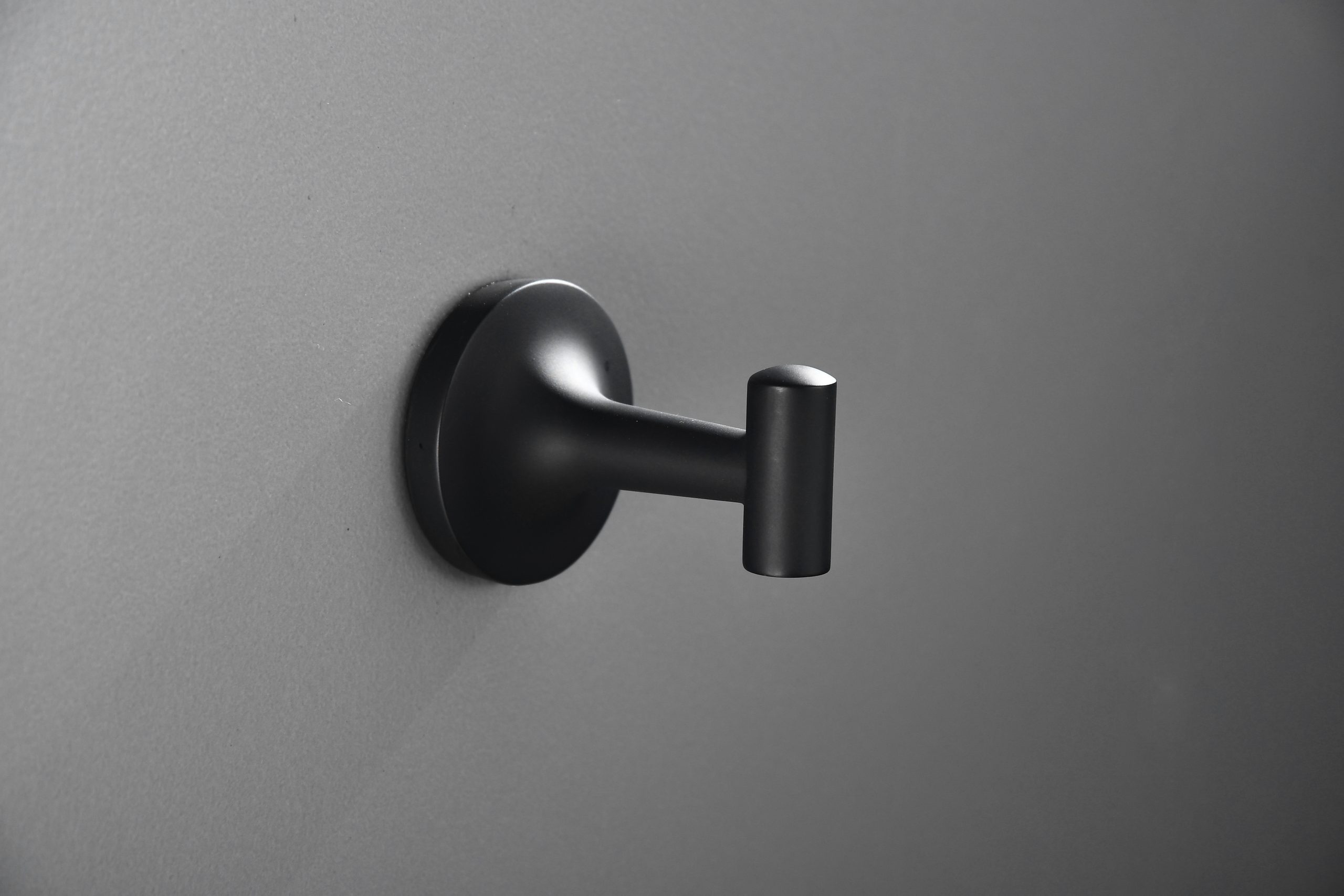 Wall Mounted Matte Black Robe Hook Single Hook Wall Hanger - 图片 14