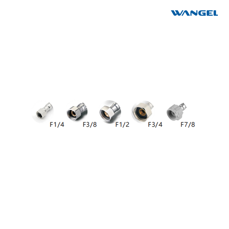 High Quality Flexible Metal Stainless Steel Fitting FF-female nuts series Braided Hose - 图片 3