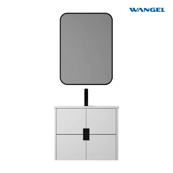 Modern ceramic countertop bathroom dressing table, elegant and high-end bathroom dressing table