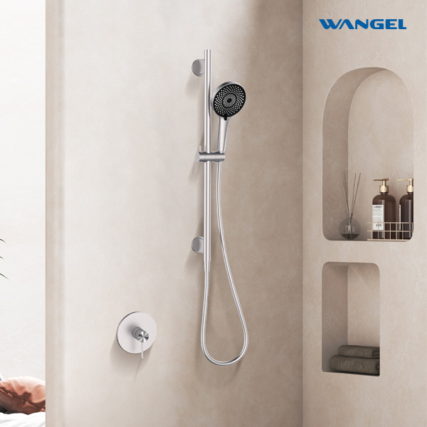 Shower System with Slide Bar Single Function Handheld Shower and Adjustable Slide Bar - 图片 2