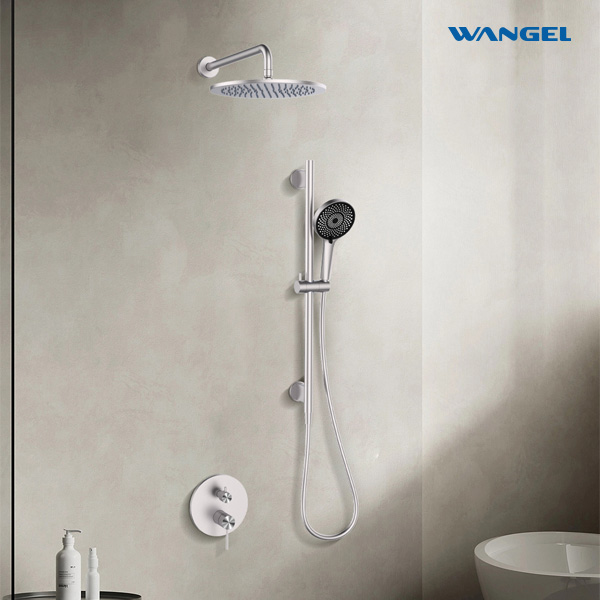 Tow-Function Handheld Shower and Adjustable Slide Bar - 图片 3