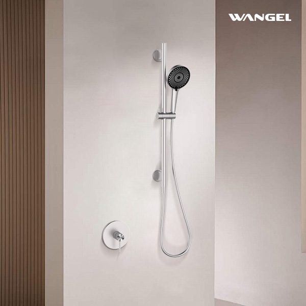 Shower System with Slide Bar Single Function Handheld Shower and Adjustable Slide Bar - 图片 3
