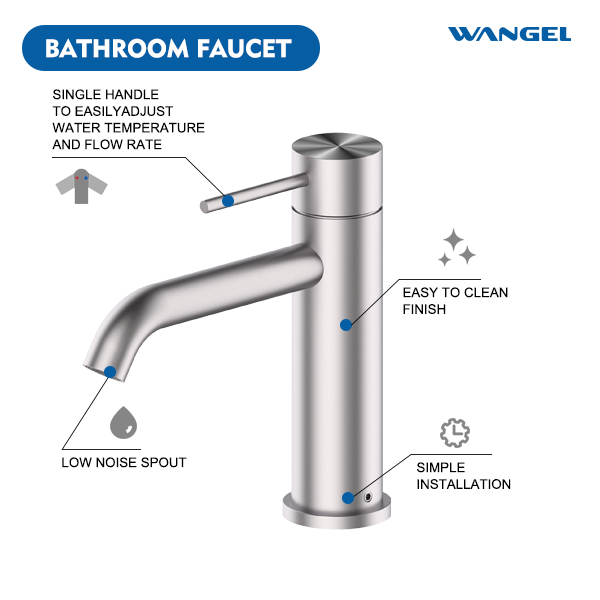 Single Hole Bathroom Basin Faucet - 图片 4