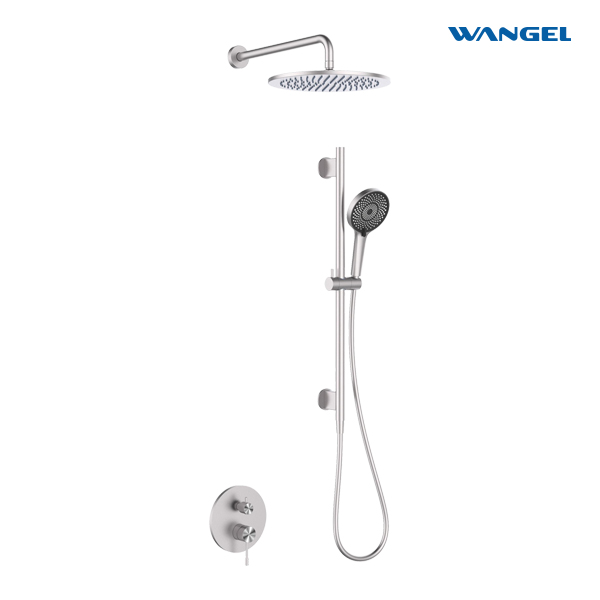 Shower Head With Handheld Combo,Adjustable Slide Bar For Whole Family Use
