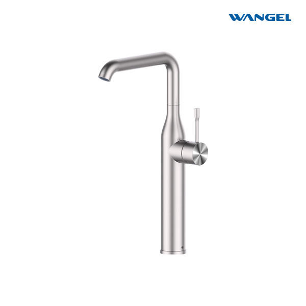 Modern Bathroom Sink Faucet Single Handle One Hole